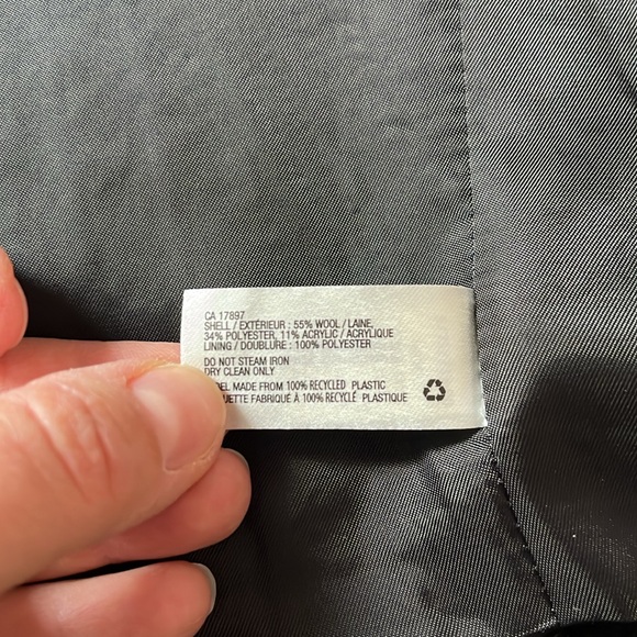 Women’s Ombré Wool Blend Moto Jacket - Picture 8 of 11